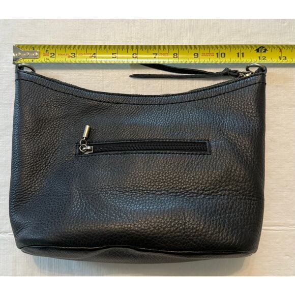 EUC The Sak Jasmine Small Hobo Bag Black Leather Everyday Shoulder - Picture 10 of 11